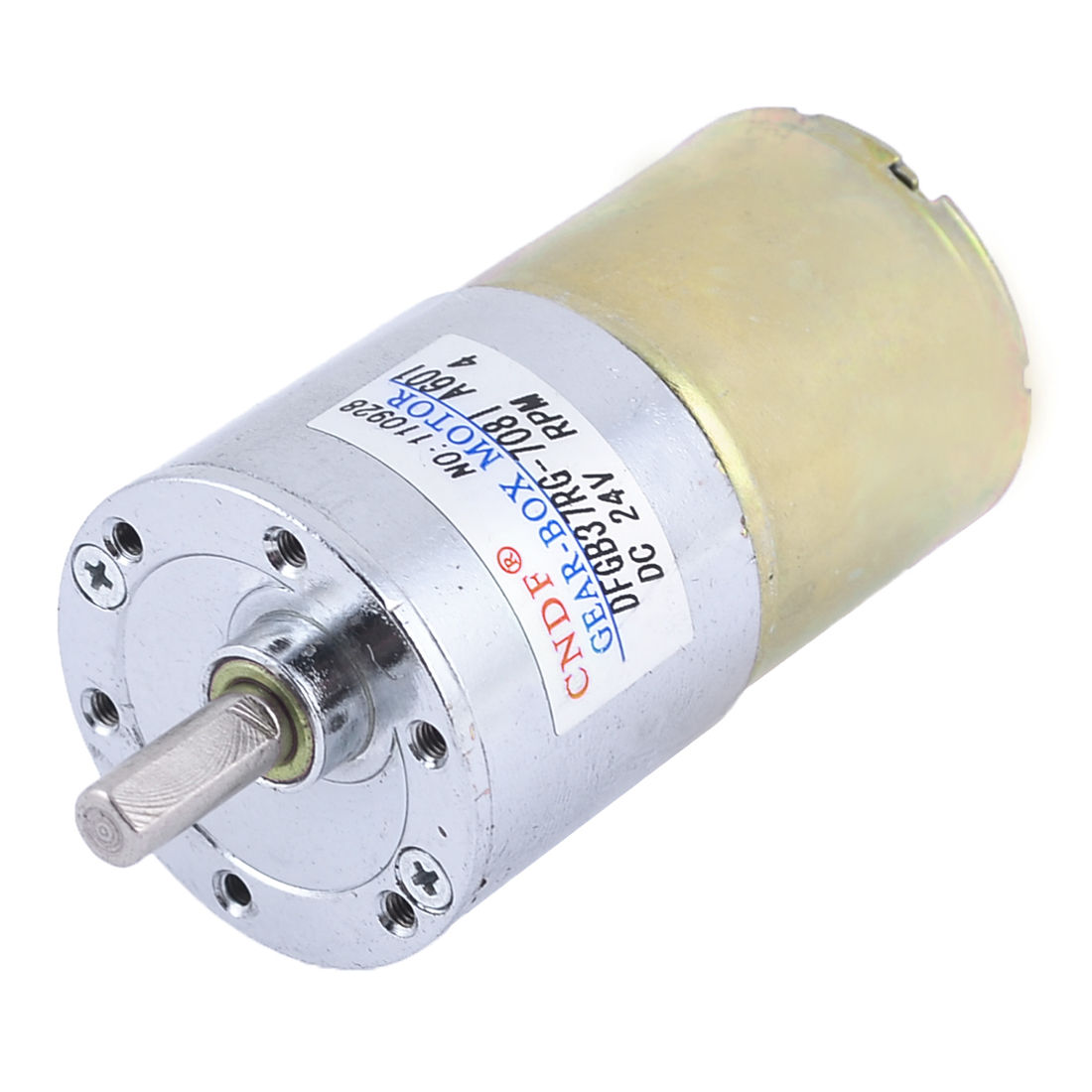 DC 24V 4RPM Rotate Speed Pernament Magnetic Electric Geared Motor